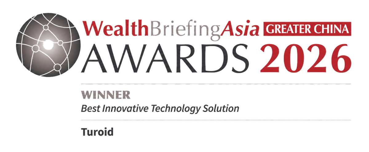 Turoid WealthBriefingAsia Greater China Awards 2026 Best Innovative Technology Solution recognition